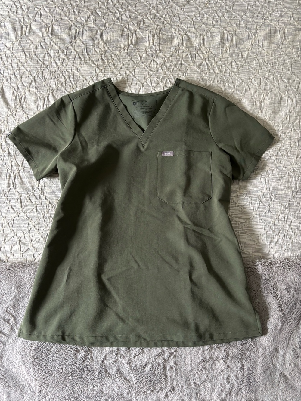 FIGS Moss Green Scrub Set